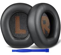SOULWIT Almohadillas Repuesto para JBL Quantum 400 (Q400) Auriculares, Recambio Almohadilla Cascos con Piel Proteica más Suave - Negro