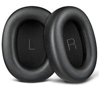 SOULWIT Almohadillas Repuesto para JBL Tour One M3 Auriculares Inalámbricos, Recambio Almohada Cascos con Cuero Proteico Suave y Espuma Viscoelástica de Alta Densidad - Negro