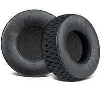 SOULWIT Almohadillas Repuesto para JBL Under Armour Sport Train On-Ear Inalámbricos Auriculares, Recambio Almohada Cascos con Cuero Proteica Suave y Espuma de Memoria de Alta Densidad - Negro