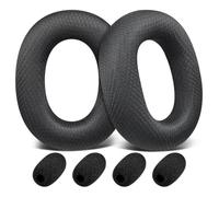 SOULWIT Almohadillas Repuesto para Razer BlackShark V3 Pro Auriculares Gaming Inalámbricos ANC, Recambio Almohada Cascos con Tejido de Malla y Espuma Viscoelástica de Alta Densidad - Negro