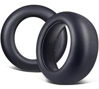 SOULWIT Almohadillas Repuesto para Sony Playstation PS5 Inalámbricos Pulse Elite Auriculares, Almohadillas con Suave Proteína de Cuero, Espuma Aislante de Ruido - Pulse Elite PL Negro