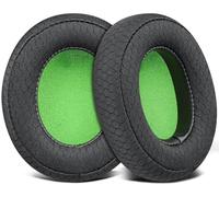 SOULWIT Almohadillas Repuesto Tejido de Malla para PDP LVL30 Cable Auriculares, Almohadillas Cascos para los Oídos con Espuma de Alta Densidad - Negro