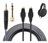 SOULWIT Auriculare Repuesto Cable para Sennheiser HD660S/HD660S2/HD650/HD600/HD580/HD58X/HD565/HD545/HD535/HD525, Cable Alargador (Cobre OCC 6N) con 3,5 mm Enchufe y 6,35 mm Adaptador (1,2 m/4 pies)