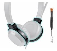 SOULWIT Auriculares Bisagra Rota Giro Fijación Conectores de Enlace Recambio para Jabra Evolve 65/40/30/20 (Solo para Cable), Juntas de Repuesto para Diadema Cubierta Lateral Deslizante Accesorios