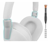 SOULWIT Auriculares Disagra Rota Fijar Conectores Enlace Kit Reparación para Sony WH-1000XM5 (WH1000XM5), Reemplazo de Articulaciones Plegables para Diadema Lado Cubierta Deslizante Accesorios