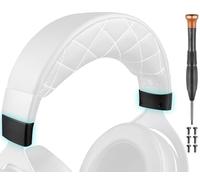 SOULWIT Diadema Tapa Lateral Deslizable para Corsair HS50/HS50 PRO/HS60/HS60 HAPTIC/HS60 PRO/HS70/HS70 PRO/HS70 SE/HS75 XB Auriculares, Tapones Extremo para Diadema Repuesto Kit Reparación Accesorios
