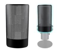 SOULWIT Filtro Antipop para Shield Micrófono para HyperX QuadCast/S/2/2S, Mic Cubierta Espuma Parabrisas con Pantalla Metálica para la mayoría de los Soportes Antivibración HyperX - Negro