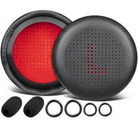 SOULWIT Fundas de Almohadillas para Poly (Voyager 4320/4310 UC) - Negro | para Plantronics(Poly) Voyager 4320/4310 UC Auriculares