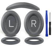 SOULWIT Kit de Reemplazo con Almohadillas, Diadema y Protector de Silicona para Bose QuietComfort 45 (QC45)/QuietComfort SE (QC SE)/New Quiet Comfort Auriculares Inalámbricos - Gris Eclipse