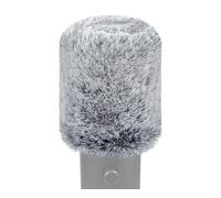 SOULWIT Micrófono Viento Peludo para Razer Seiren X, Micrófono Parabrisas Filtro Antipop Cubierta - Gris