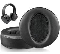 SOULWIT Piel de Cordero Almohadillas Repuesto para Sony MDR-XB950 XB950BT XB950B1 XB950N1 XB950AP Over-Ear Auriculares, Recambio Almohadilla Cascos con Aislamiento de Ruido de Espuma de Memoria -Negro