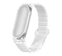 SOULWIT Pulsera para Plaud NotePin/NotePin S AI Grabadora de voz, Ajustable de 5.9"-9.44", Cómoda Correa de Silicona con Cierre Magnético - Blanca
