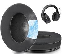 SOULWIT Repuesto Almohadillas para HyperX Cloud Stinger Core Wireless/CloudX Stinger/Cloud Stinger Core 7.1 Juego Auriculares, Almohadillas con Espuma de Memoria de Alta Densidad - CG Negro