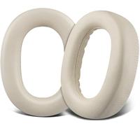 SOULWIT Repuesto Almohadillas para Jabra Evolve2 85 UC/Evolve 2 85 MS Auriculares Inalámbricos (No se Ajustan a Elite 85H), Almohadillas Cascos con Cuero Proteica más Suave, Espuma Aislante de Ruido