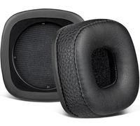 SOULWIT Repuesto Almohadillas para Marshall Major I/II/III/IV/V ANC Auriculares Bluetooth Inalámbricos/Cableados, para Major 1/2/3/4/5 Auriculares, Cojines Cascos con Piel Proteica Más Suave - Negro