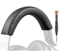 SOULWIT Repuesto Kit Funda de Diadema para Sony MDR-HW700, MDR-HW700DS Auriculares Inalámbricos, Auriculares Banda de la Cabeza Cojín Cubierta Parte de Reparación, Fácil Instalación DIY - Negro