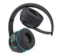 SOULWIT Silicona Funda Protector para Beats Solo4/Solo3/Solo2 Auriculares, Resistentes al Sudor, Almohadillas Lavables, Ajuste Cómodo para Ejercicio en el Gimnasio - Negro