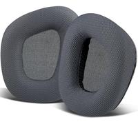 SOULWIT Tejido de Malla Almohadillas Repuesto para Corsair Void/Void v2/Void Pro/Void Elite/Surround Juego RGB USB Cable e Inalámbricos Auriculares, Cojines Cascos con Espuma Aislamiento del Ruido