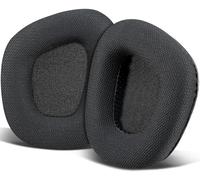 SOULWIT Tejido de Malla Almohadillas Repuesto para Corsair Void/Void v2/Void Pro/Void Elite/Surround Juego RGB USB Cable e Inalámbricos Auriculares, Cojines Cascos con Espuma Aislamiento del Ruido