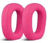 SOULWIT Tela de Malla Almohadillas Repuesto para Logitech G435 Lightspeed Videojuegos Auriculares Inalámbricos, Recambio Almohada Cascos con Espuma de Alta Densidad - Rosa