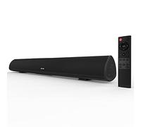 Sound Bar, Bestisan 80W Home Theater Soundbar System with HDMI-ARC Function, Wired and Wireless Bluetooth 5.0 Audio Speaker (Treble/Bass Adjustable,34-Inch, Wall mountable)