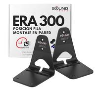 Sound bass ERA300 Soporte de Pared de Perfil bajo, Negro, Paquete Doble, Compatible con Altavoz Sonos ERA 300, Completo con Todos los Accesorios de fijación