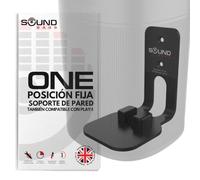 Sound bass One, Gen 2, SL & Play:1 Soporte de Montaje en Pared, Negro, Compatible con Sonos One, Gen2, One SL & PLAY1 Speaker, Posición Fija