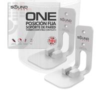 Sound bass One, One Gen 2, One SL & Play:1 Soporte de Montaje en Pared, Paquete Doble [2pcs], Blanco, Compatible con Sonos One, One Gen 2, One SL & PLAY1 Speaker