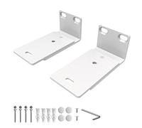 Sound bass Soporte Pared Ajustable para Barra de Sonido Bose, Blanco, Par | Compatible con Bose 300/500/550/600/700/900 Lifestyle Ultra, Smart Sound Bar, TV Speaker, soporte bajo TV, Blanco