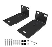 Sound bass Soporte Pared Ajustable para Barra de Sonido Bose, Negro, Par | Compatible con Bose 300/500/550/600/700/900 Lifestyle Ultra, Smart Sound Bar, TV Speaker, soporte bajo TV, Negro