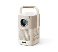 【Sound by J&Built-in Battery】 WiFi Bluetooth,Yaber T2 Proyector Full HD 1080P Nativo,Auto Enfoque/Keystone,2,5H Vídeo Proyector Cine en Casa/Exterior para Movil/iOS/Android (Looks)