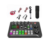 Sound Card Kit for Live Streaming English Version Streaming Equipment Bundle Audio Interface Sound Dj Mixer Broadcast for 25-26s