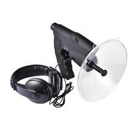 Sound Collection Disk - Micrófono direccional parabólico, monocular X8 veces de audición de larga distancia, herramientas de camping, dispositivo de observación y escucha de la naturaleza