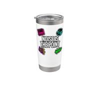 Sound Designer Music Producer Noise Is The Point Vaso térmico de acero inoxidable de doble pared