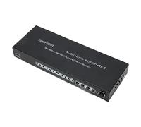 Sound Extractor, Metal 100-240 V Velocidad de Transferencia de hasta 40 Gbps Fácil de Usar 8K HDR HD Interfaz Multimedia Compatibilidad con Sound Extractor 8K 60 Hz para PC