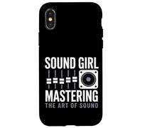 Sound Girl Dominando El Arte Del Sonido Ingeniero De Audio Carcasa para iPhone X/XS