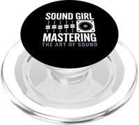 Sound Girl Dominando El Arte Del Sonido Ingeniero De Audio PopSockets PopGrip para MagSafe
