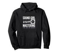 Sound Girl Dominando El Arte Del Sonido Ingeniero De Audio Sudadera con Capucha