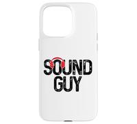 Sound Guy Auriculares Ingeniero de Audio Técnico de Sonido Carcasa para iPhone 15 Pro MAX