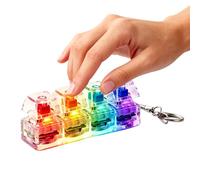 Sound Keyboard Clicker - RGB Sensory Fidget Toy with Calming Sound For Focus | Portable Clicker For School, Office & Travel