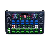 Sound Mixer for Pc, Audio Effects Podcast Board, Streaming Soundboard Console, Many Channel Blender Interface, Voice Control Panel to Gameverse, Live Shows, & Recording 6.89x4.25x1.65 Inches
