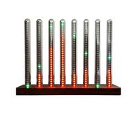 Sound Pickup Spectrum Lamp, Music Rhythm Recognition Light, Audio Spectrum Analyzer with Nixie Tube, 6 Kinds of Dynamic Lights, Audio Interface, for Studio, Gaming Room