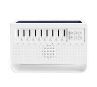 Sound Sound White Noise Machine, Máquina de Sonido Portátil Usb con Night Light Flame Air Diffuser Humidifier, 8 White Noise Ajustable, 3.5 Jack de Auriculares Para Viajar en Guardería Para Dormir