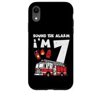 Sound The Alarm Im 7 Firetruck 7º cumpleaños cumpleaños niños niños Carcasa para iPhone XR