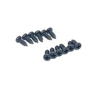 sound-way 12x Tornillos 3x8 mm fijación instalación Montaje Ideal para radios de Coche de 9" y 10.1" Pulgadas en Cabeza de Estrella de Acero galvanizado