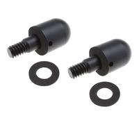 sound-way 2X Protectores Redondos de Choque Protector de Clavos Parachoques Trasero Coche Anti colisión Compatible con Smart Fortwo 451