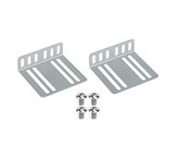 sound-way 2X Soportes de Montaje de instalación de fijación de Radio de Coche Universal con 4 Tornillos de Acero M5