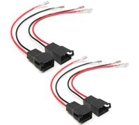 sound-way 4x Adaptadores cables connectores de Altavoces para coche compatible con Alfa Romeo, Lancia, Fiat, Citroen, Peugeot, Renault