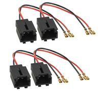 sound-way 4X Adaptadores Cables connectores de Altavoces para Coche Compatible con Peugeot, Fiat, Citroen, Vauxhall