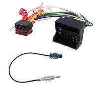 sound-way - Adaptador de Radio ISO para Coche Conector arnés Cable de estéreo Compatible con Mercedes, BMW